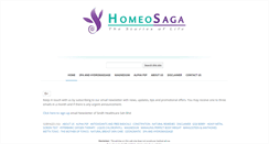 Desktop Screenshot of homeosaga.com